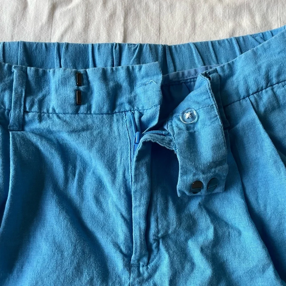 Women’s Casual Shorts Set - Blue and Black